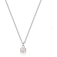 collana con zircone bianco centrale s'agap�