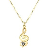 collana da donna con chiave di violino freddy 