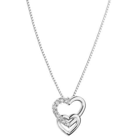 Collana Da Donna Con Cuore Di Comete Collezione Fantasie Di Diamanti