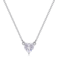 collana da donna con cuore s'agap� dazzly