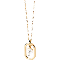 collana da donna con lettera p pdpaola mini letter