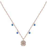 collana da donna con quadrifoglio e pietre lps 