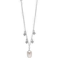 collana da donna in argento di ambrosia con perla aag 230