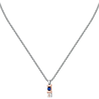 collana da uomo con centrale in acciaio maserati 