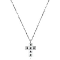 collana da uomo con croce centrale brosway forge