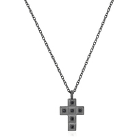collana da uomo con croce centrale brosway forge
