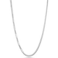 collana da uomo in acciaio a catena liujo