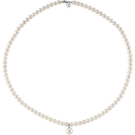 Collana Di Bliss Da Donna Con Perle In Oro Bianco