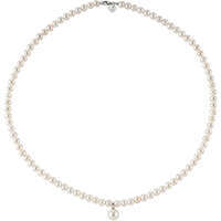 collana di bliss da donna con perle in oro bianco 20068737
