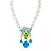 collana di perle con pietre centrali evita