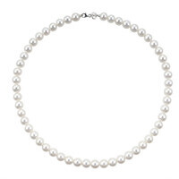 collana di perle da donna in oro bianco di bliss paradise 20067238