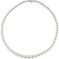 collana di perle in oro bianco di bliss da donna 20068693