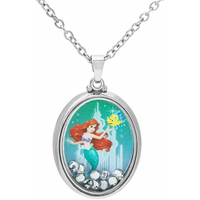 collana disney con pendente ovale la sirenetta