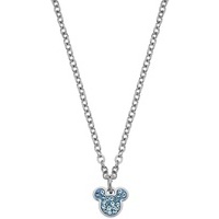 Collana a Y in Ottone con Zirconie Rosa e Verde Pastello - Amabile