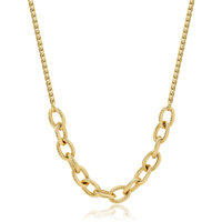 collana donna a catena spiga e rol� sagapo chunky