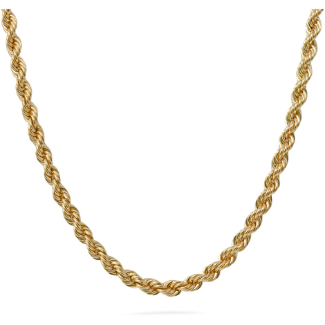 Collana donna a torchon in oro giallo 9Kt 