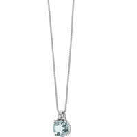 collana donna gioielli comete fantasia di acquamarina glq 264