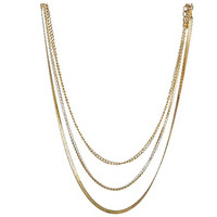 collana donna in acciaio multifilo liujo sparkly