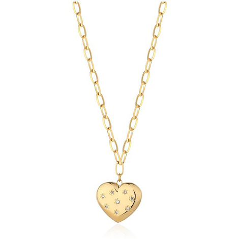 Collana donna pendente cuore S'agapò Stellar