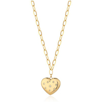 collana donna pendente cuore s'agap� stellar