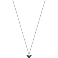 collana emporio armani in acciaio silver