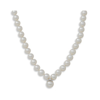 collana filo oro 9kt con perle eureka