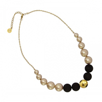 collana in acciaio a catena con sfere anartyx