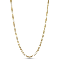 collana in acciaio a catena da uomo liujo