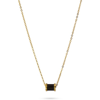 collana in acciaio con centrale a tubo anartyx 
