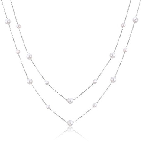 JO WISDOM Collana Croce dell'Infinito Cuore Argento 925 Donna