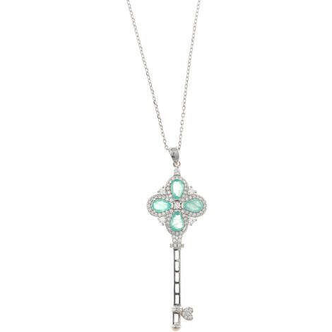 Collana in argento925 Salvatore Plata con chiave
