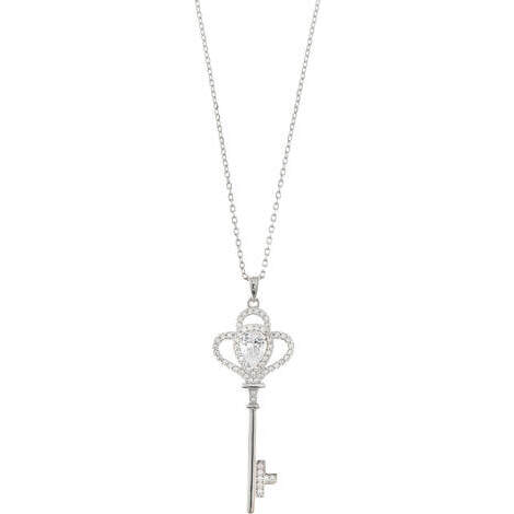 Collana in argento925 Salvatore Plata con chiave