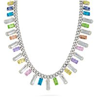 collana in ottone a catena con pietre evita