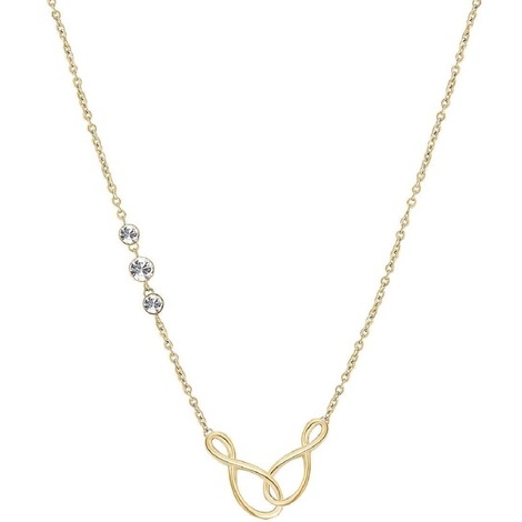 Brosway Collana Ikebana In Acciaio 316L Con Cristalli Swarovski - PVD Oro Rosa - Gioiello Donna - Made In Italy
