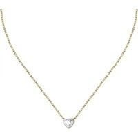 collana la petite story in acciaio gold con cuore