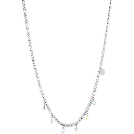 Collana Liu Jo in acciaio a catena con lettere