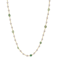 collana lunga in acciaio con perline anartyx 