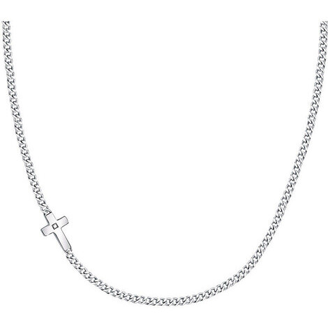 Collana Morellato in acciaio con croce