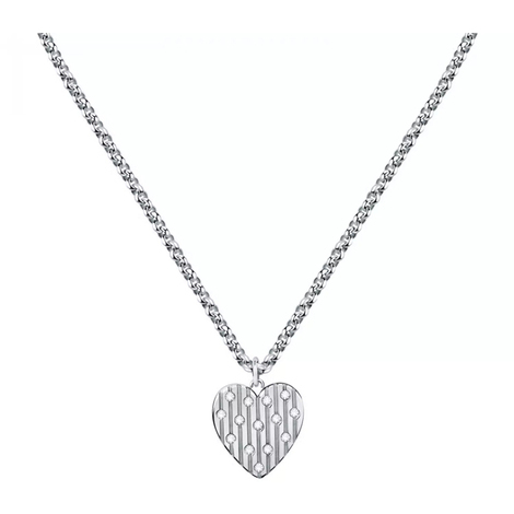 Collana Morellato in acciaio silver con cuore