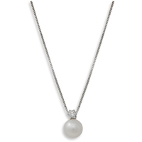 collana oro 9kt con perla centrale eureka 