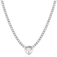 Collana Tennis Stile Angelic Bianca con Cristalli Swarovski Elements Originali