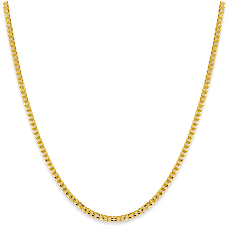 Collana uomo a catena grumetta in oro 9 Kt