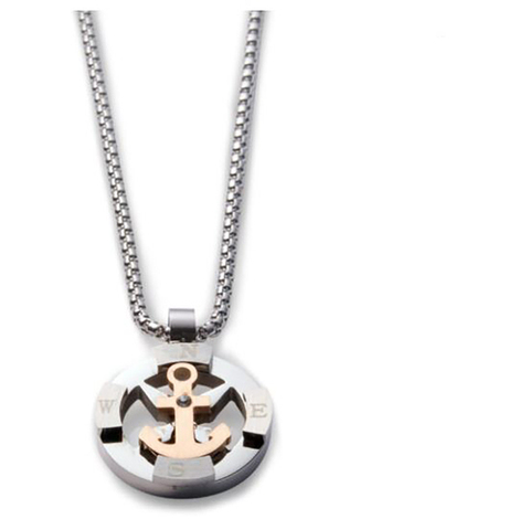 Collana uomo con pendente ancora Yes I Am