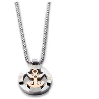 collana uomo con pendente ancora yes i am