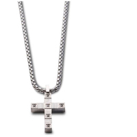 collana uomo con pendente croce yes i am