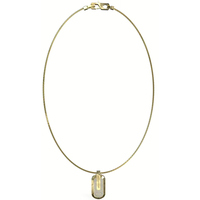 Guess Collana Donna Acciaio Cristalli e Logo 4G JUBN02142JWRHT/U Stainless Gioiellerie