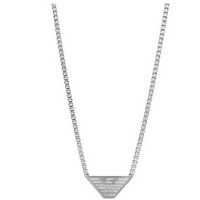 collana uomo in acciaio emporio armani sentimental