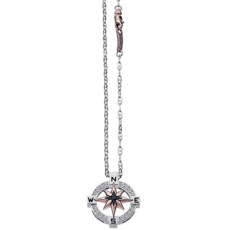 Collana Zancan in oro bianco e diamanti