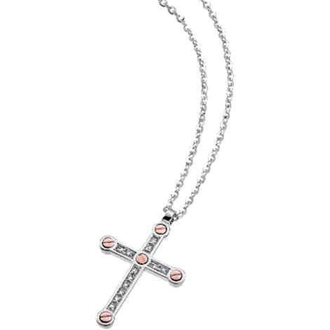 Collana Zancan in oro bianco e diamanti