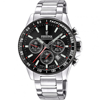 orologio festina cronografo in acciaio